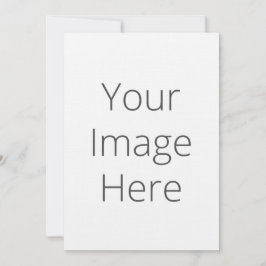 Erstellen Sie Ihre eigene traditionelle Leinen 5"x Einladung