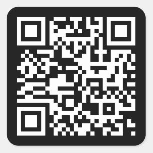 Erstellen Sie Ihre eigene URL für den benutzerdefi Quadratischer Aufkleber
