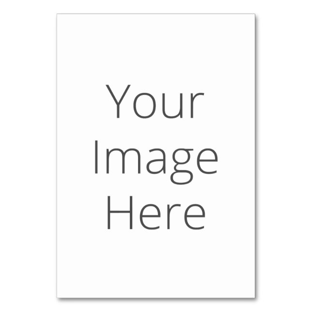 Erstellen Sie Ihre eigene vertikale 3.5" x 5"-Tabl Tischnummer (Vorderseite)