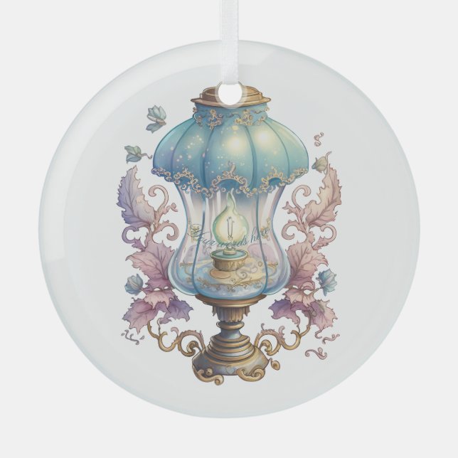 Erstellen Sie Ihre eigene Verzierte Lampe Ornament Aus Glas (Vorderseite)