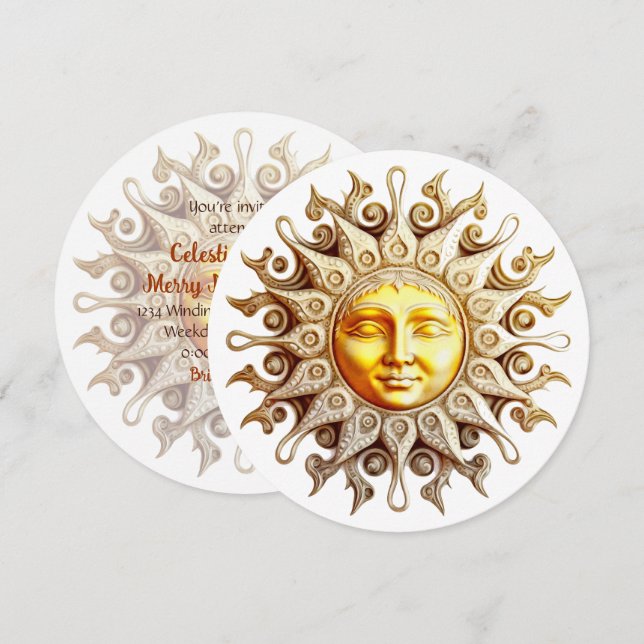 Erstellen Sie Ihre eigene Viktorianische Steampunk Einladung (Vorne/Hinten)