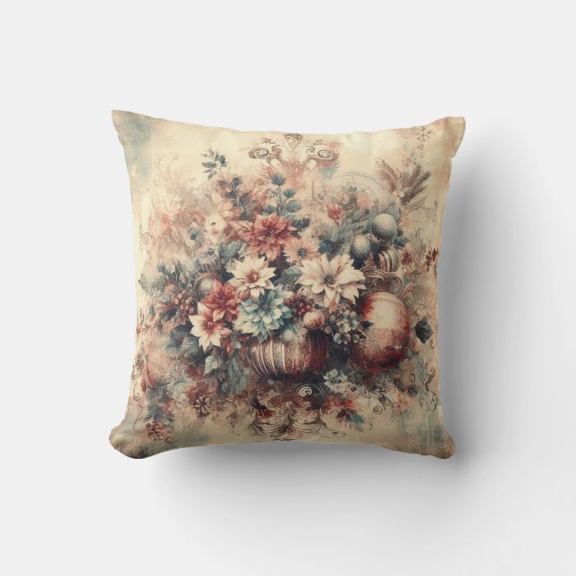 Erstellen Sie Ihre eigene Viktorianische Weihnacht Kissen (Vorderseite)