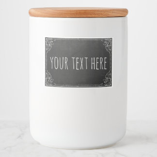Erstellen Sie Ihre eigene Vintage Chalkboard-Vorla Lebensmitteletikett