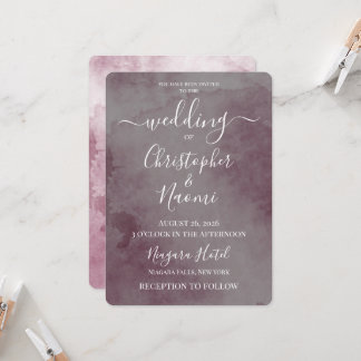 Erstellen Sie Ihre eigene Vintage-Textur-Hochzeit Einladung