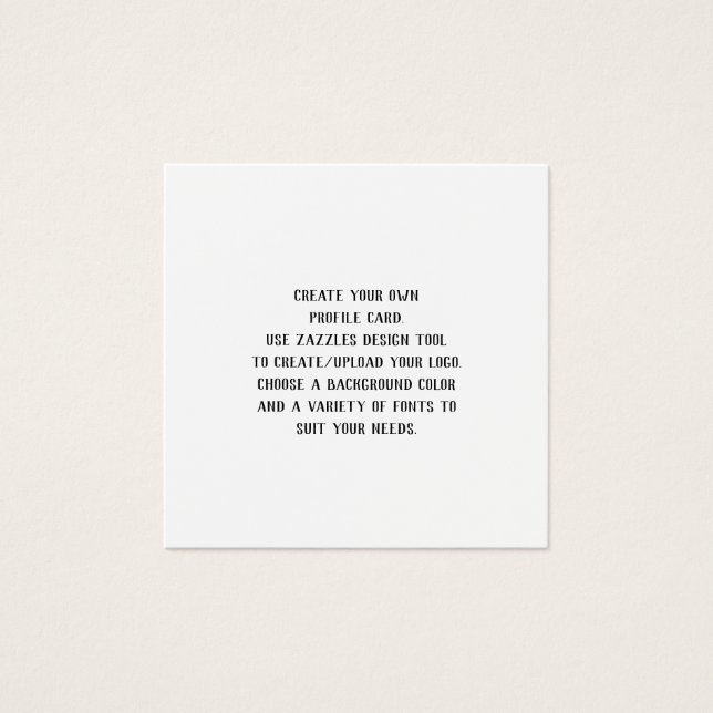 Erstellen Sie Ihre eigene Visitenkarte (Vorderseite)