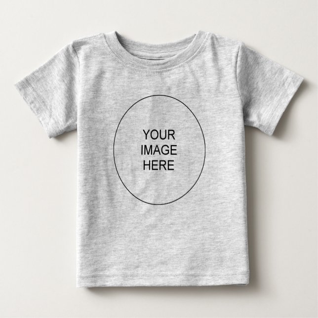 Erstellen Sie Ihre eigene Vorlage für Bilder hinzu Baby T-shirt (Vorderseite)