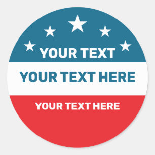 Erstellen Sie Ihre eigene Wahl Runder Aufkleber