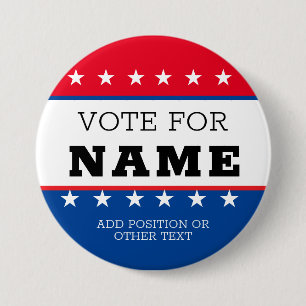 Erstellen Sie Ihre eigene Wahlkampf-Design-Kampagn Button