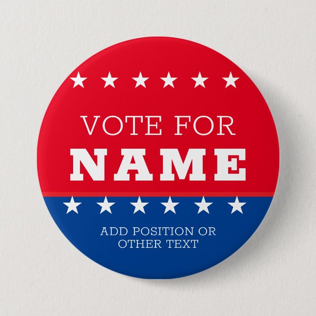Erstellen Sie Ihre eigene Wahlkampf-Design-Kampagn Button (Vorderseite)