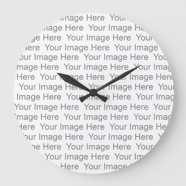 Erstellen Sie Ihre eigene Wall-Clock-Vorlage Große Wanduhr (Vorderseite)