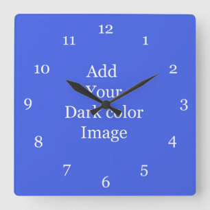 Erstellen Sie Ihre eigene Wand-Uhr. Quadratische Wanduhr