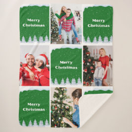 Erstellen Sie Ihre eigene Weihnachts-Foto-Collage Sherpadecke
