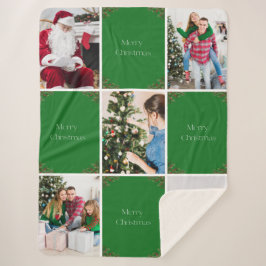 Erstellen Sie Ihre eigene Weihnachts-Foto-Collage Sherpadecke