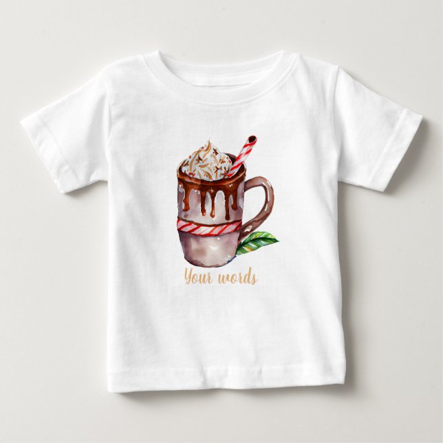 Erstellen Sie Ihre eigene Weihnachtscreme Candy Ho Baby T-shirt (Vorderseite)