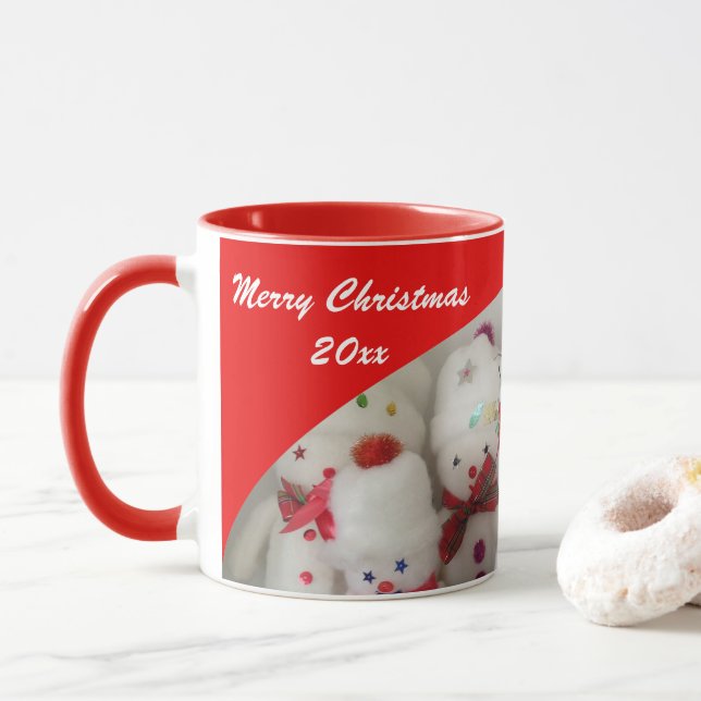 Erstellen Sie Ihre eigene Weihnachtskaffee-Tasse Tasse (Mit Donut)