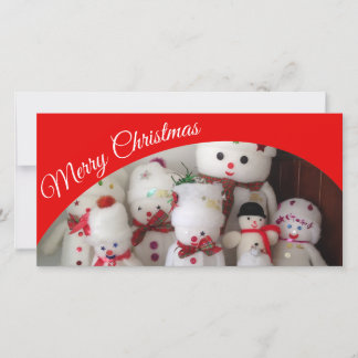 Erstellen Sie Ihre eigene Weihnachtskarte. Feiertagskarte