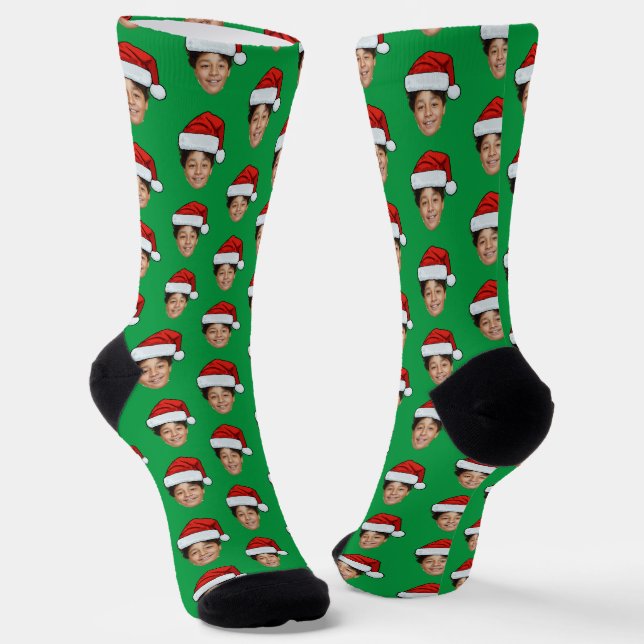 Erstellen Sie Ihre eigene Weihnachtsmannmütze Socken (Gewinkelt)