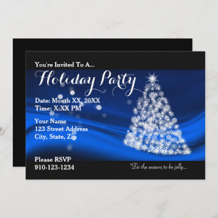 Erstellen Sie Ihre eigene Weihnachtszeit-Party Ein Einladung
