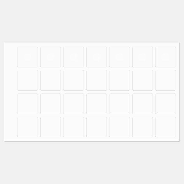 Erstellen Sie Ihre eigene weiße personalisierbare Etiketten (Blatt)