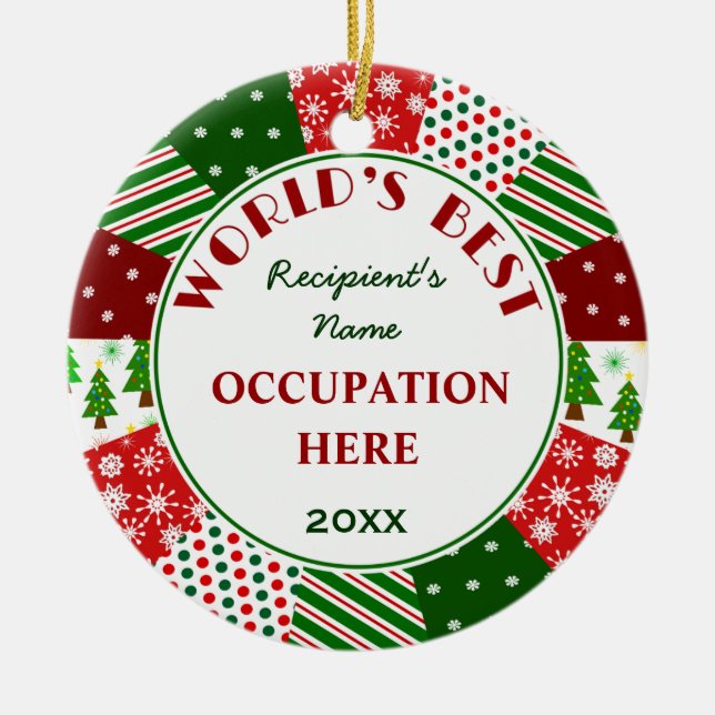 Erstellen Sie Ihre eigene Welt als die Besten Keramikornament (Vorne)