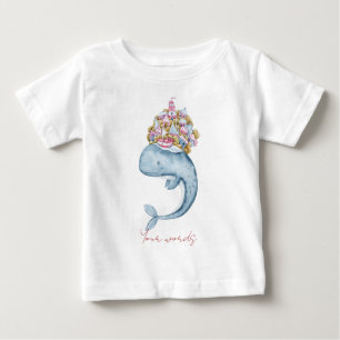 Erstellen Sie Ihre eigene Whale Nautic Town Baby T-shirt