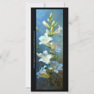 Erstellen Sie Ihre eigene White Gladiolus Lesezeic