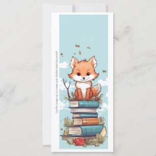 Erstellen Sie Ihre eigene Wiley Red Fox Lesezeiche