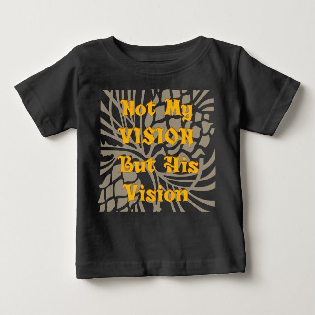 Erstellen Sie Ihre eigene wunderschöne Kindervisio Baby T-shirt (Vorderseite)