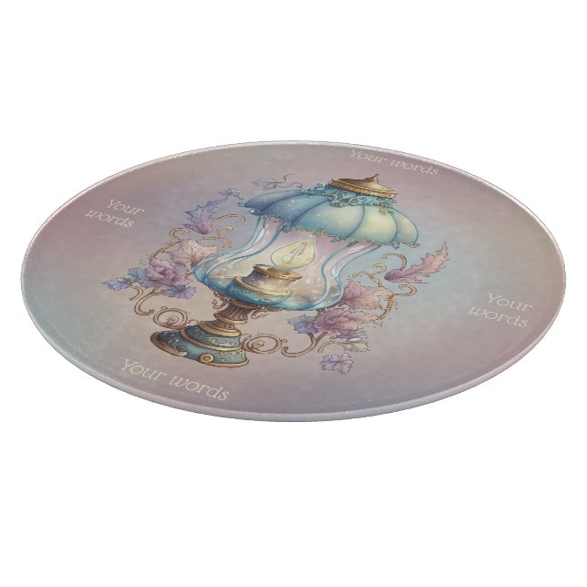 Erstellen Sie Ihre eigene zauberhafte Feenlampe Schneidebrett (Ecke)