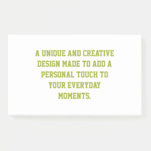 Erstellen Sie Ihre eigenen 10"x6" Post-it® Notizen