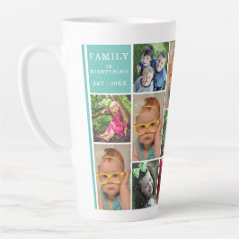 Erstellen Sie Ihre eigenen 13 Collage Monogram Aqu Milchtasse