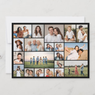 Erstellen Sie Ihre eigenen 20 Foto Collage Gruß Karte