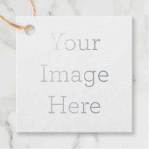 Erstellen Sie Ihre eigenen 2" x 2" Square Foil Fav Geschenkanhänger
