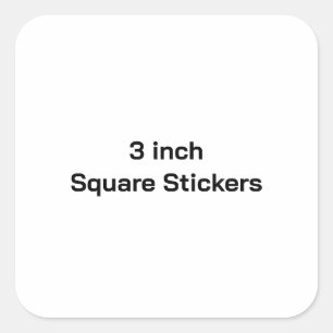 Erstellen Sie Ihre eigenen 3-Zoll-Glossy  Quadratischer Aufkleber