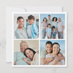 Erstellen Sie Ihre eigenen 4 Collage Gruß Karte