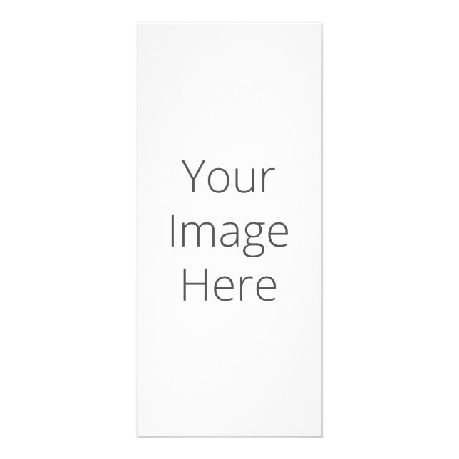 Erstellen Sie Ihre eigenen 4" x 9" Rackkarten. Werbekarte (Vorne)