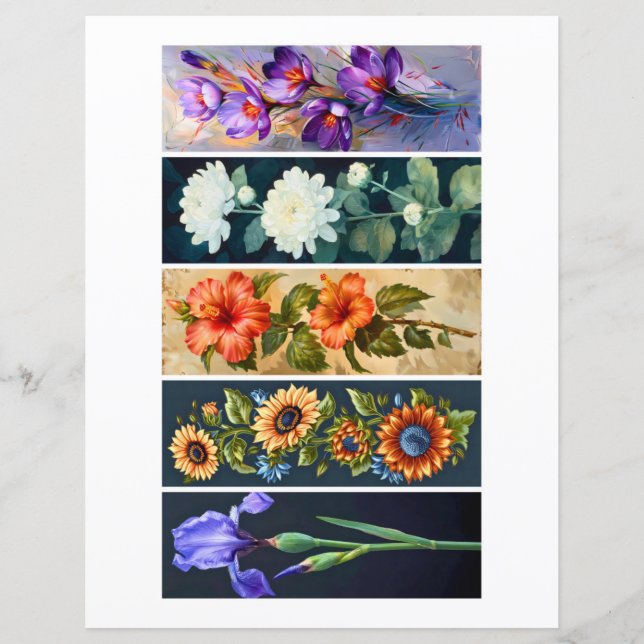 Erstellen Sie Ihre eigenen 5 Lesezeichen für verza (Vorderseite)