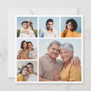 Erstellen Sie Ihre eigenen 6 Bilder Collage Gruß Karte
