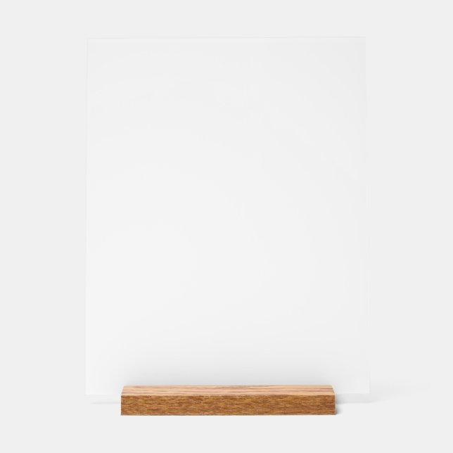 Erstellen Sie Ihre eigenen Acrylschild (Vorderseite)