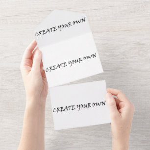 Erstellen Sie Ihre eigenen All In One Einladung