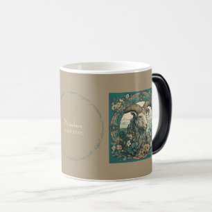 Erstellen Sie Ihre eigenen Art Nouveau Capricorn Z Verwandlungstasse