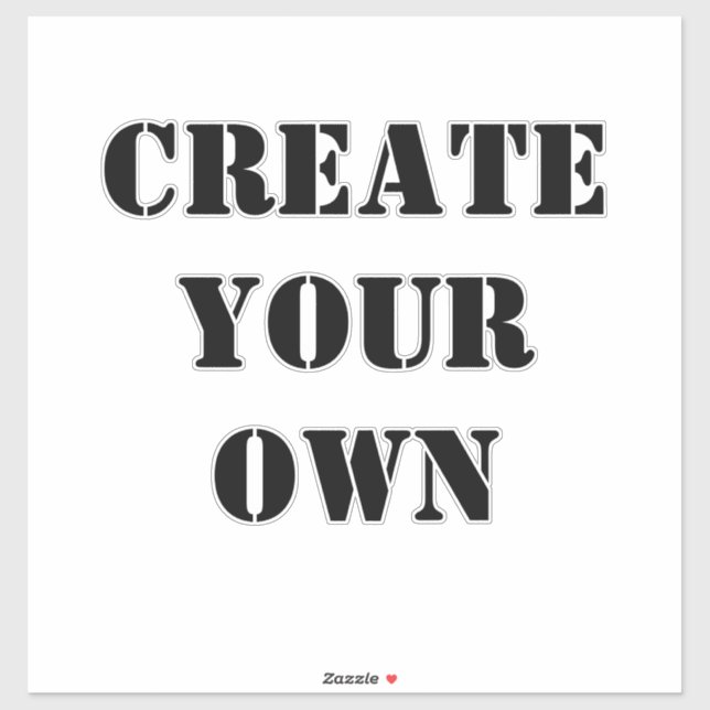 Erstellen Sie Ihre eigenen Aufkleber (Blatt)