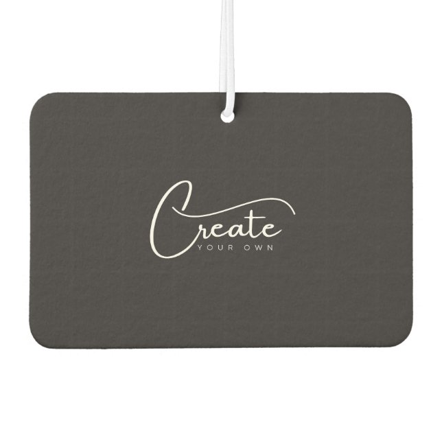 Erstellen Sie Ihre eigenen Autolufterfrischer (Vorderseite)