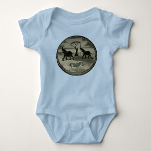 Erstellen Sie Ihre eigenen Baby Kinder Jungle Life Strampler