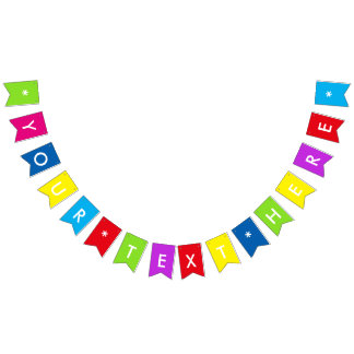 Erstellen Sie Ihre eigenen benutzerdefinierten Ban Wimpelkette