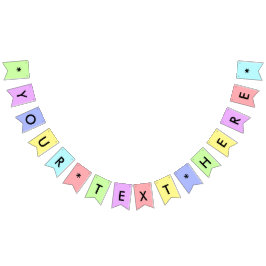 Erstellen Sie Ihre eigenen benutzerdefinierten Ban Wimpelkette