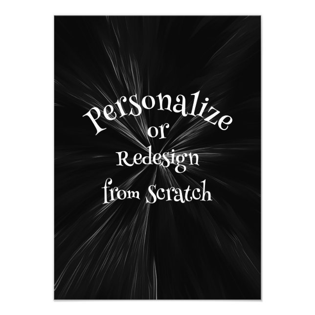 Erstellen Sie Ihre eigenen benutzerdefinierten Fotodruck (Vorne)