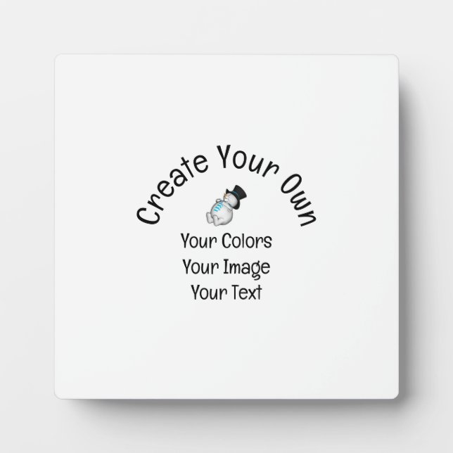 Erstellen Sie Ihre eigenen benutzerdefinierten Fotoplatte (Vorderseite)