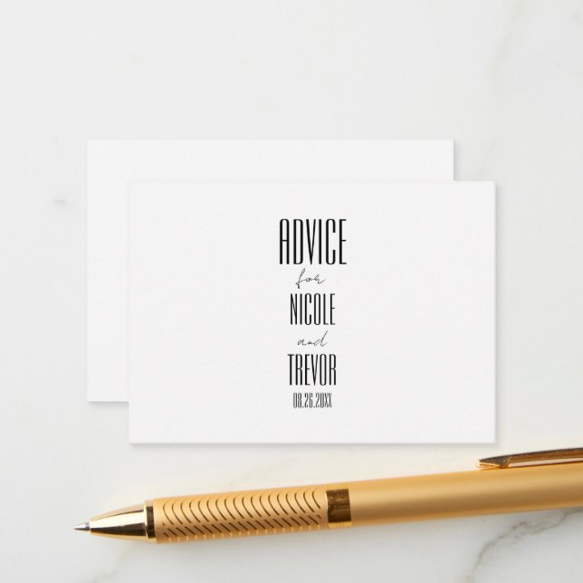 Erstellen Sie Ihre eigenen benutzerdefinierten Hinweiskarte (Vorderseite/Rückseite Beispiel)