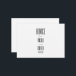 Erstellen Sie Ihre eigenen benutzerdefinierten Hinweiskarte<br><div class="desc">Erstellen Sie Ihre eigene persönliche Advice Card Besuchen Sie unseren Shop für mehr Koordinierung der Hochzeit und besondere Ereignisse Vorräte,  Dekoration und Favoriten!</div>